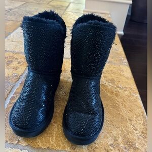 Sparkly Black Ugg Boots